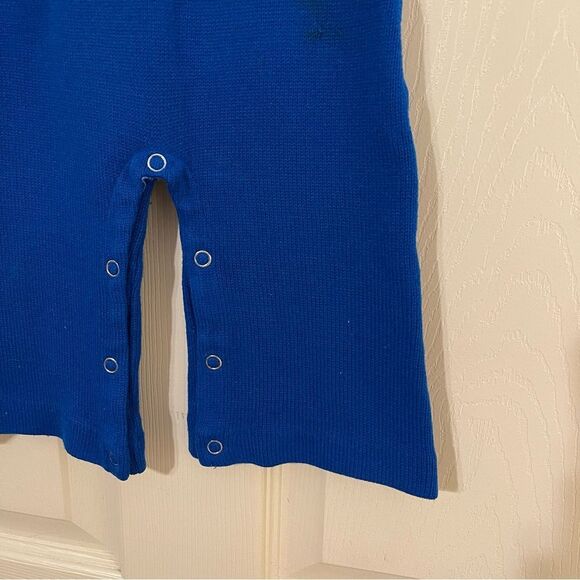 Vintage Sears Disney Pooh Red Knit Romper - Picture 2 of 5